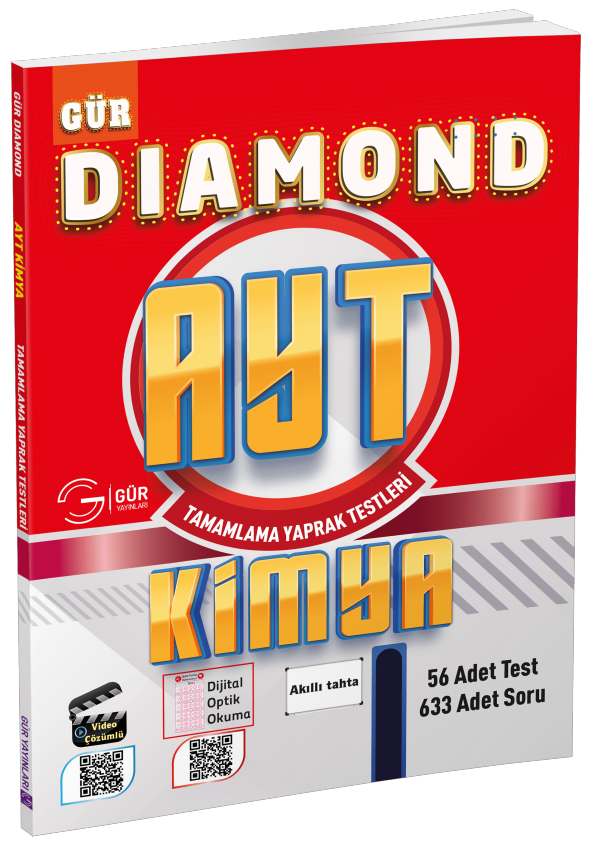 Gür Yayınları DIAMOND AYT Kimya Tamamlama Yaprak Testleri ürün görseli 1