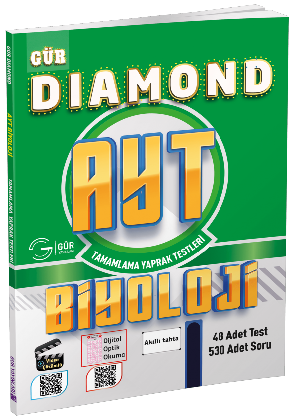 Gür Yayınları DIAMOND AYT Biyoloji Tamamlama Yaprak Testleri ürün görseli 1