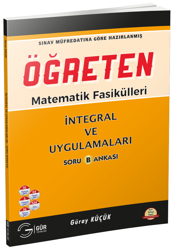 Gür Yayınları Öğreten Matematik Fasikülleri İntegral ve Uygulamaları Soru Bankası ürün görseli 1