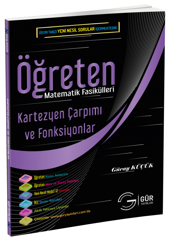 Gür Yayınları Öğreten Matematik Fasikülleri Kartezyen Çarpımı ve Fonksiyonlar ürün görseli 1