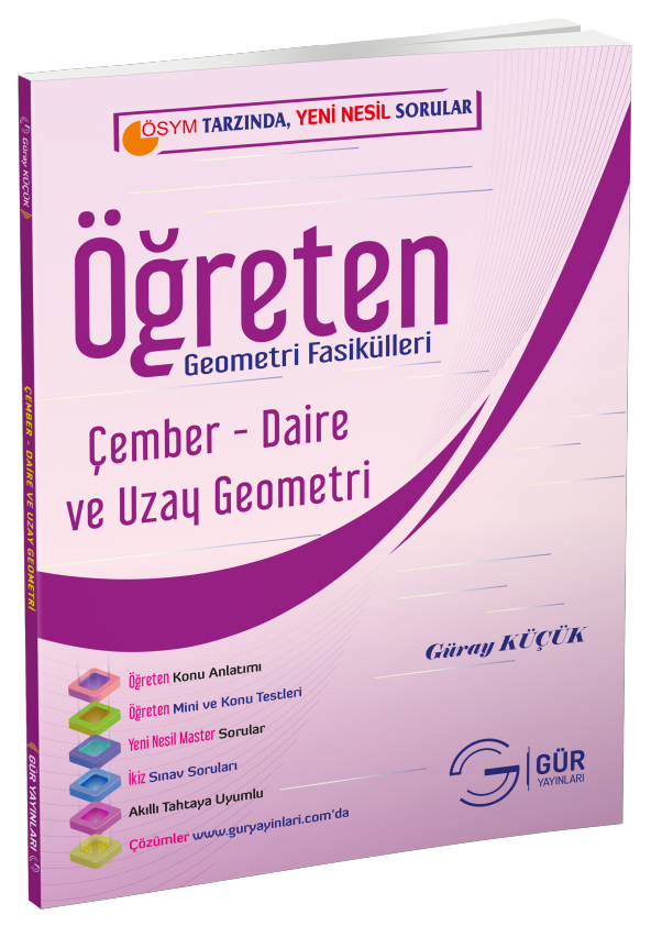 Gür Yayınları Öğreten Geometri Fasikülleri 11. Sınıf Master Geometri Çember – Daire ve Uzay Geometri ürün görseli 1