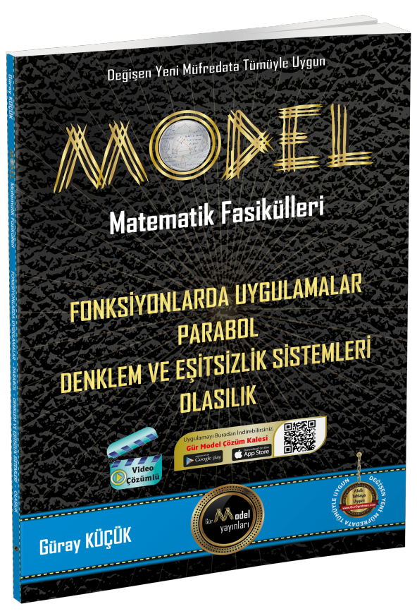 Güray Yayınları 11. Sınıf Fonksiyonlarda Uygulamalar – Parabol – Denklem ve Eşitsizlik Sist. - Olasılık (Model) ürün görseli 1
