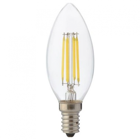 HOROZ 001-013-0006 FILAMENT CANDLE-6 6W E14 2700K LED AMPUL ürün görseli 1
