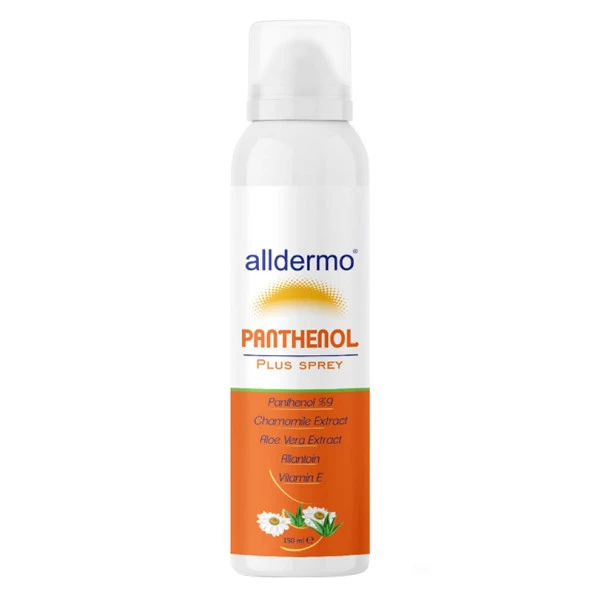 ALLDERMO PANTHENOL 9 PLUS GÜNEŞ SONRASI SPREY 150 ML ürün görseli 1