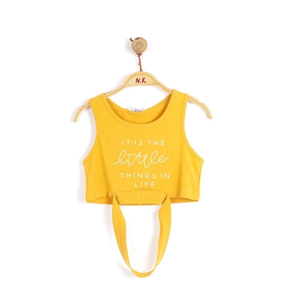 NK Kids Ekru Sarı Kız Çocuk Crop ürün görseli 1