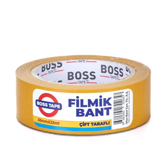 Geseus Boss Çokamaçlı Çift Taraflı Filmik Bant 36mmx25mt ürün görseli 1