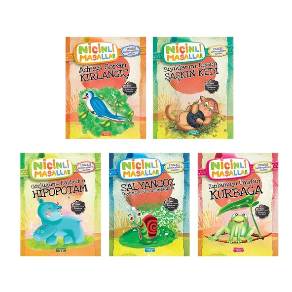 Niçinli Masallar Seti 5 Kitap Takım - Yediveren Çocuk ürün görseli 1