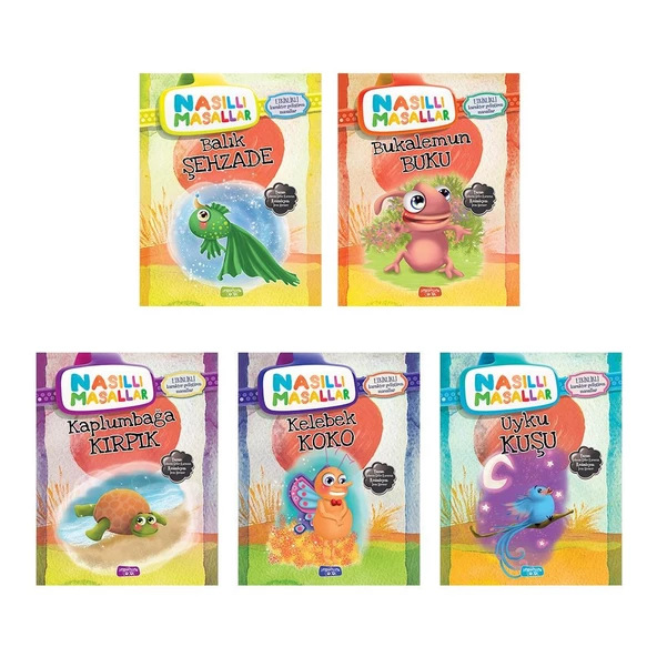 Nasıllı Masallar Seti 5 Kitap Takım - Yediveren Çocuk ürün görseli 1