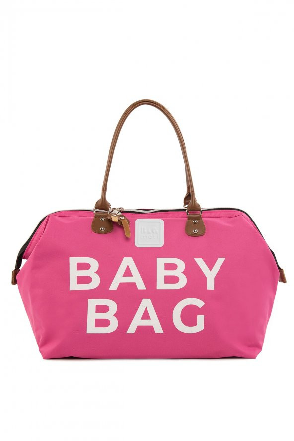 Bagmori Fuşya Baby Bag Baskılı Bebek Bakım Çantası ürün görseli 1