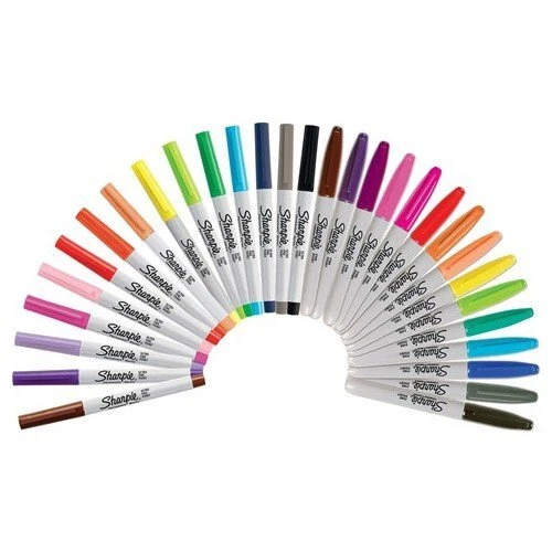 Sharpie Fine Permanent Markör 30'lu Karışık kutu Kertenkele - Resim 3