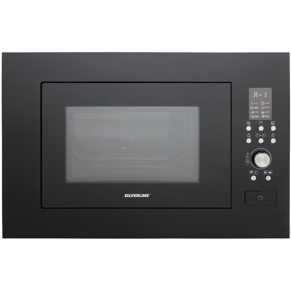 Silverline Mw9018b01 Siyah Cam Ankastre Mikrodalga ürün görseli 1