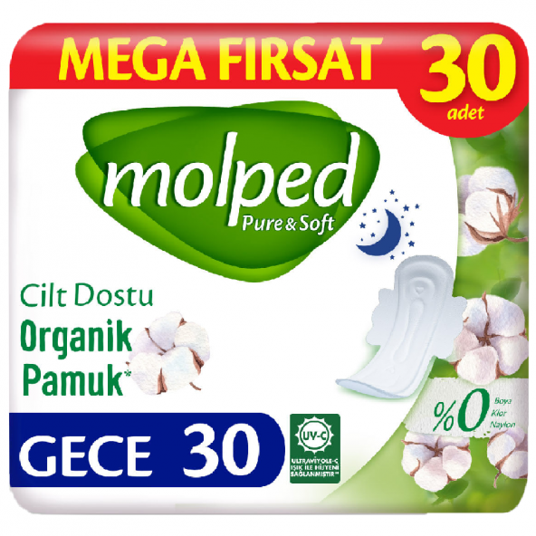 Molped Pure Soft Gece Mega Fırsat Paketi 30lu ürün görseli 1