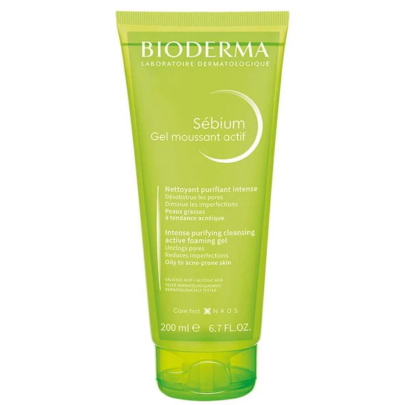 Bioderma Sebium Foaming Gel Actif 200 ml ürün görseli 1
