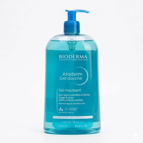 Bioderma Atoderm Gentle Shower Gel 1 lt PUANSIZ ürün görseli 1