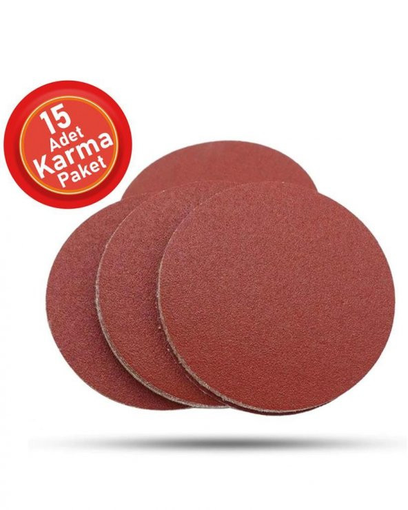 15 Adet Cırt Zımpara Spiral Avuç İçi Taşlama 115 mm Harman Paket ürün görseli 1
