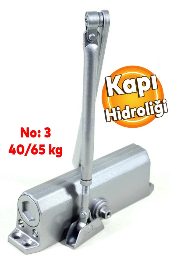 Kapı Hidroliği Çelik Dış Kapı Durdurucu Yavaşlatıcı Yayı No: 3 Kapasite 40-65 Kilogram Oubao E:603 ürün görseli 1