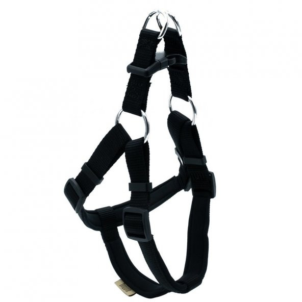 Doggie Comfort RoninYumuşak Dokuma Göğüs Tasması M 2x45-55cm Siyah* ürün görseli 1