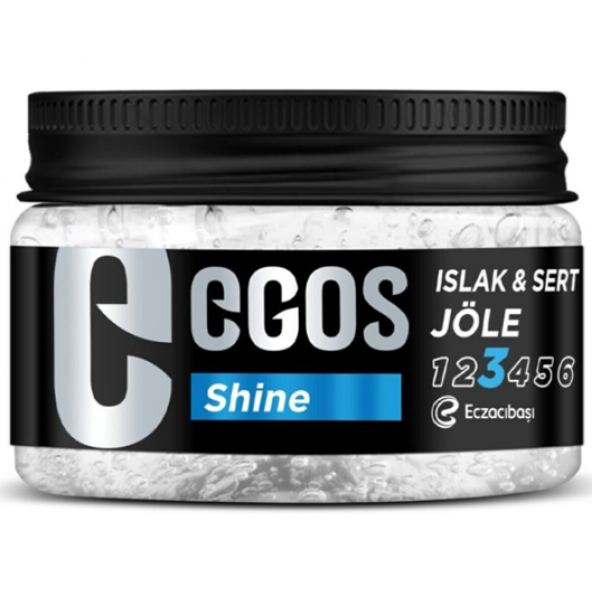 Egos Saç Jölesi Shine Islak Sert Kavanoz 250 ml ürün görseli 1