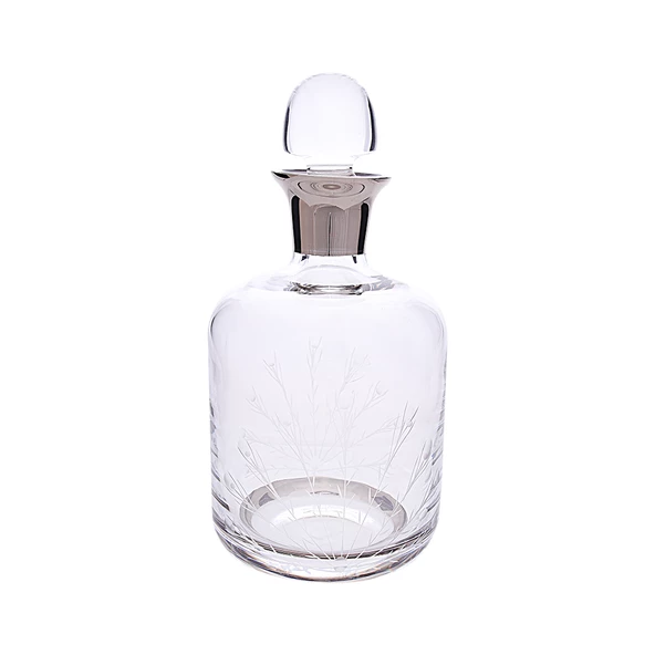 Decorium Viski Şişesi Tavus Platin M00338-AB ürün görseli 1
