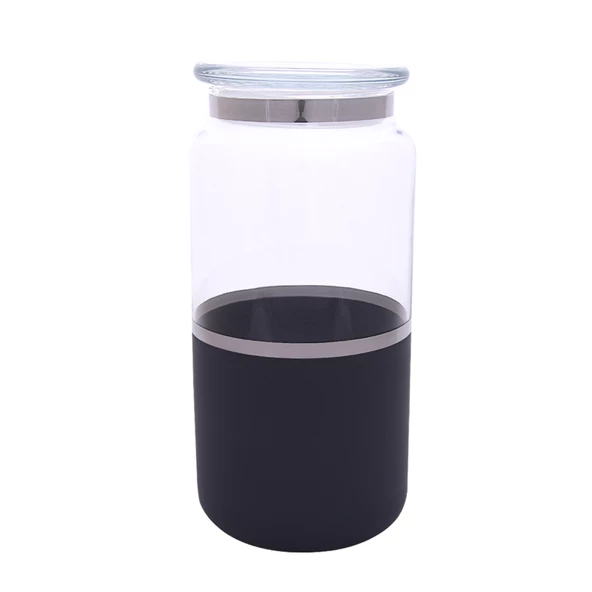 Decorium Kavanoz 20X10 Cm Vision Black Platin M06304-AB ürün görseli 1