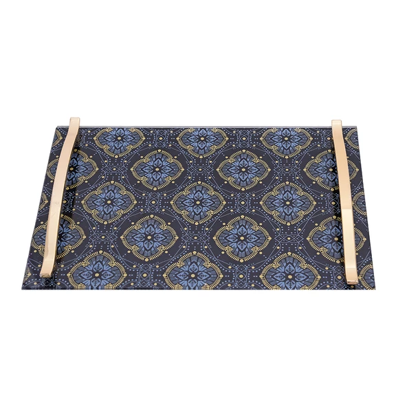 Decorium 32X20 Dikdörtgen Cam Tepsi Brooke Ars 4673 AK ürün görseli 1