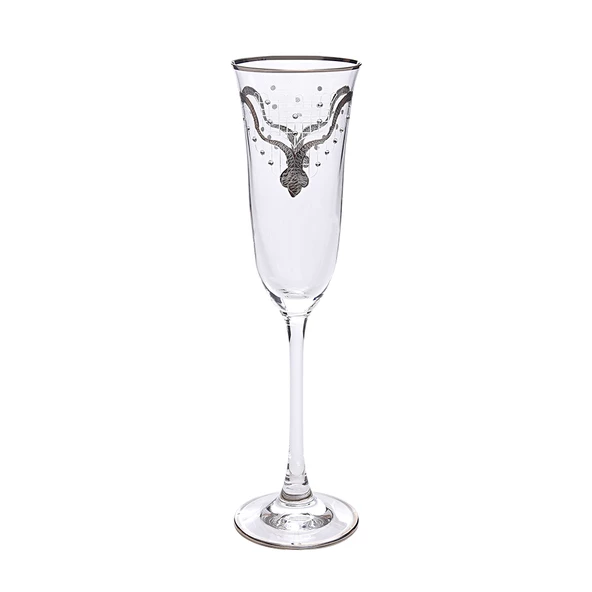 Decorium Flut Şampanya Kadehi 6 Prc Bella Platin M00545 ürün görseli 1