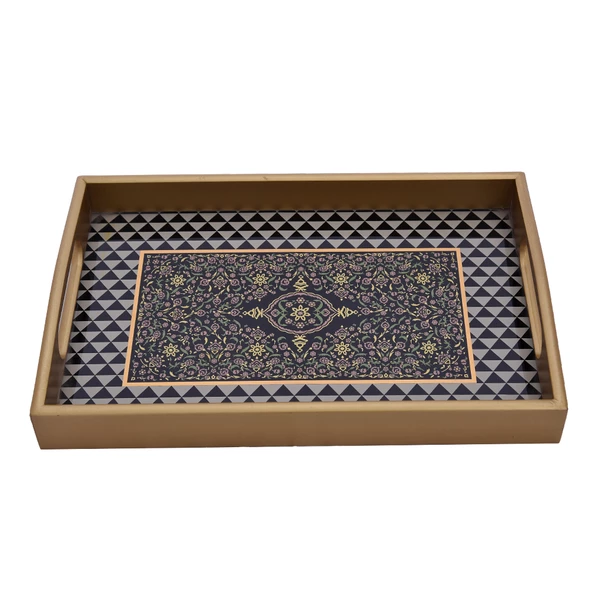 Decorium 21X33 Dikdörtgen Tepsi Asaf  Ars 4672 Ak ürün görseli 1