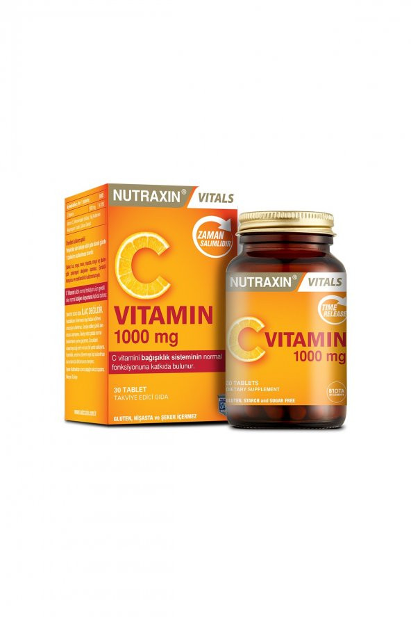 Vitamin C 1000 mg Takviye Edici Gıda 30 Tablet ürün görseli 1