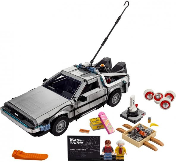 Lego 10300 Back To The Future Time Machine - Resim 4