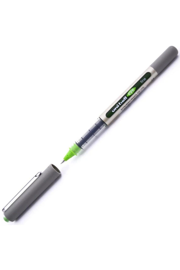 Uni-Ball Roller Kalem Eye Fine Bilye Uç 0.7 MM Açık Yeşil (12 Li Paket) ürün görseli 1