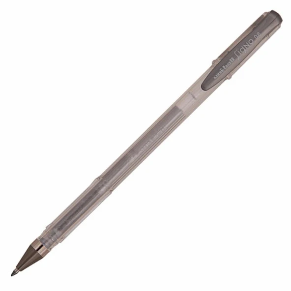 Uni-Ball Roller Kalem Signo Fine Jel Bilye Uç 0.8 MM Gümüş Davetiye Kalemi (12 Li Paket) ürün görseli 1