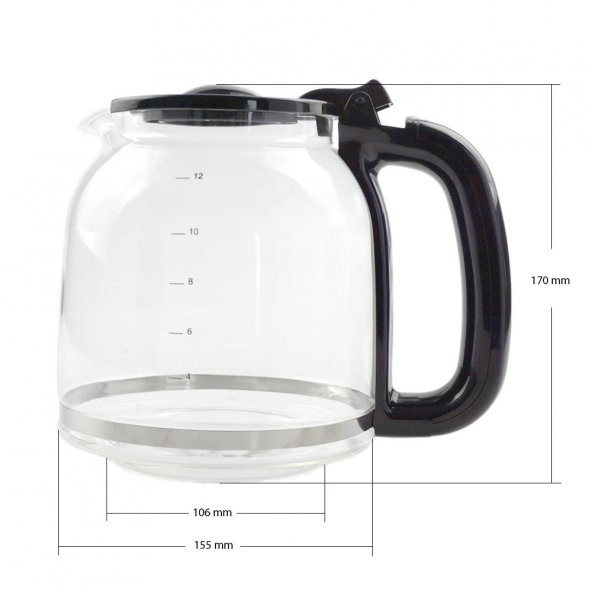 Weekend Glass Kahve Makinesi Cam Demlik, Esse ile uyumlu ürün görseli 1