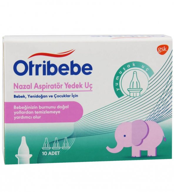 Otribebe Nazal Aspiratör Yedek Ucu 10lu(Yeni Ambalajlı)5051562010407 ürün görseli 1