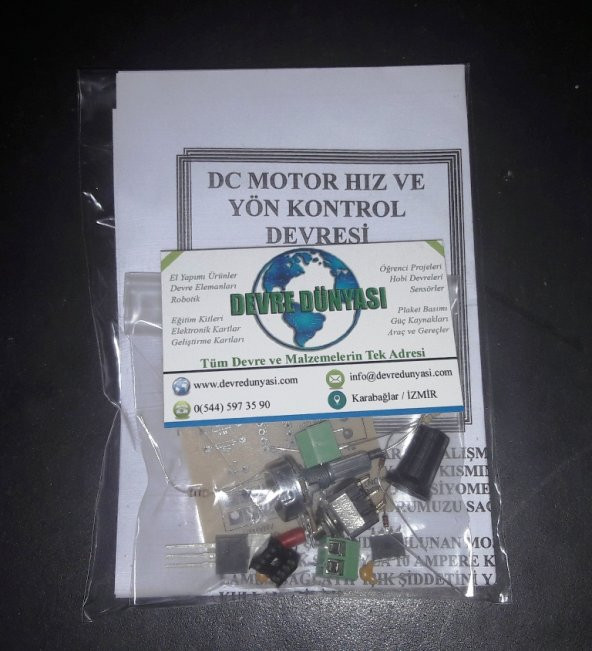 DC Motor Hız ve Yön Kontrol Devresi - Resim 4