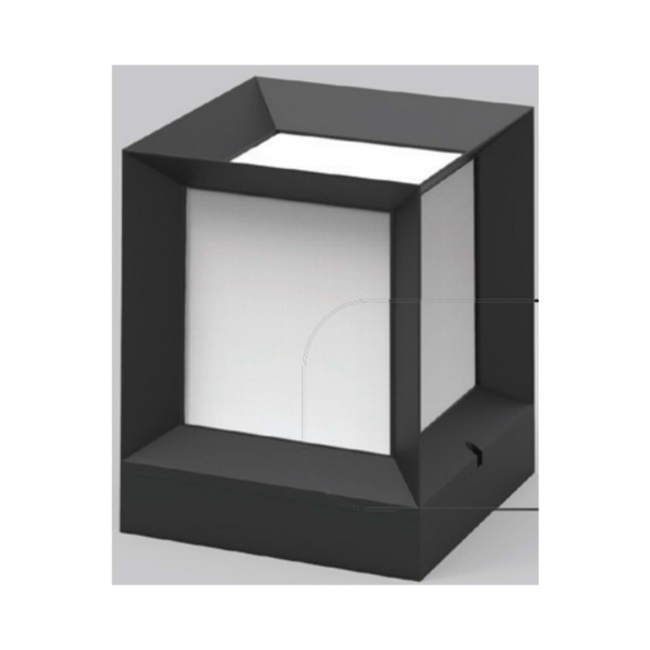 HOROZ 400-010-129 PRİZMA SİYAH 40W BAHÇE AYDINLATMASI ürün görseli 1