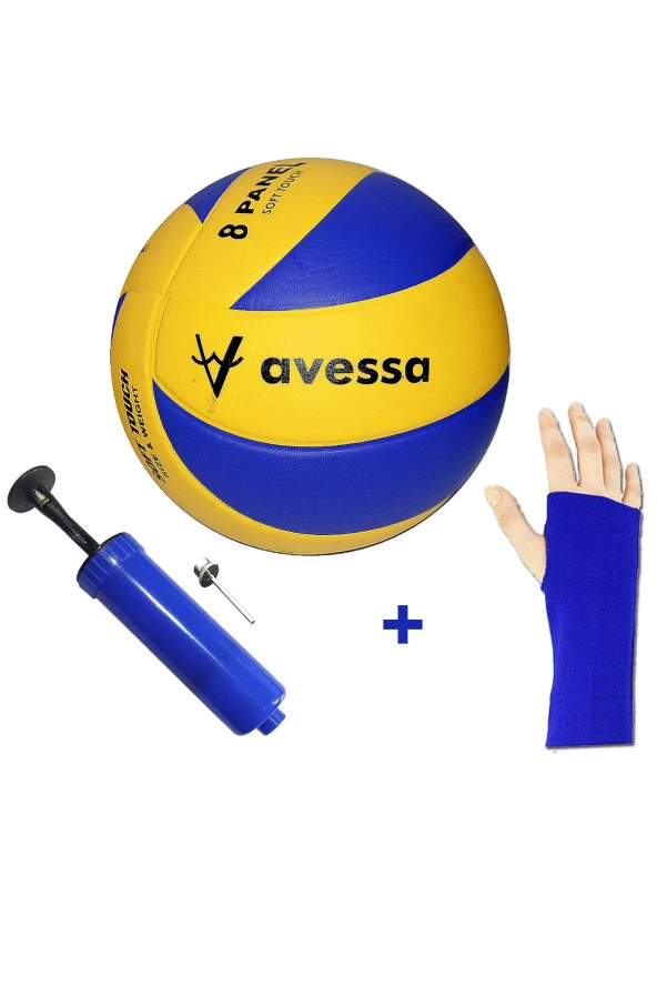 Avessa VL-400 Voleybol Topu El Pompası ve Parmak Geçmeli Voleybol Kolluğu ürün görseli 1