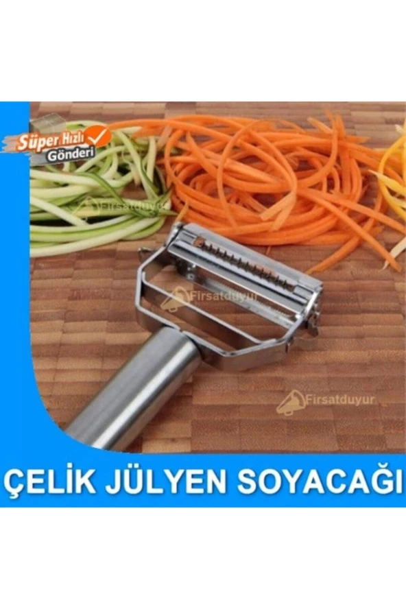 Paslanmaz Çelik Turbo Jülyen Soyacak ürün görseli 1