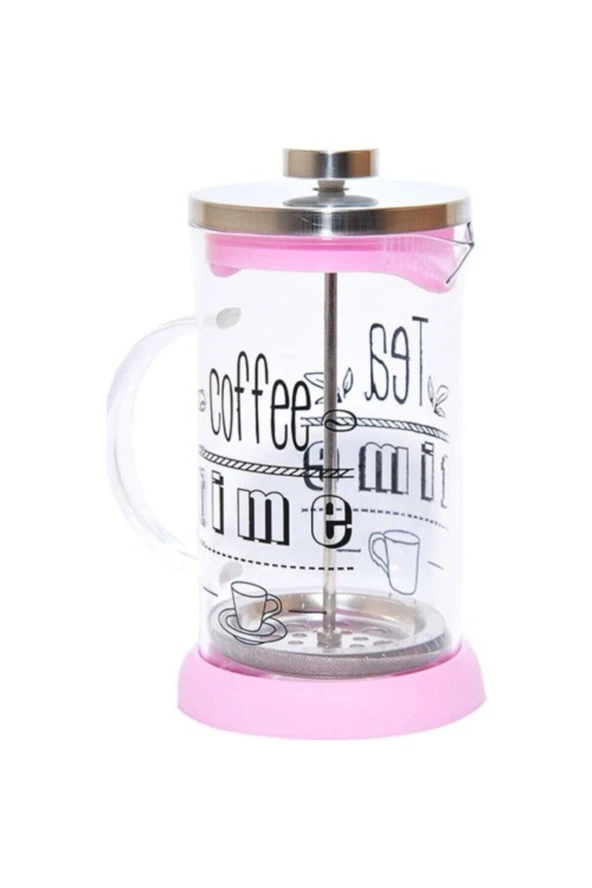 Yitian French Press Bitki Çayı Demliği Lila 600ml ürün görseli 1