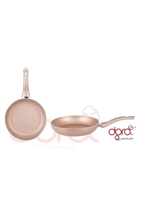 Sultan 26 Cm 4 Mm Gülkurusu Yanmaz,yapışmaz Granit Tava ürün görseli 1