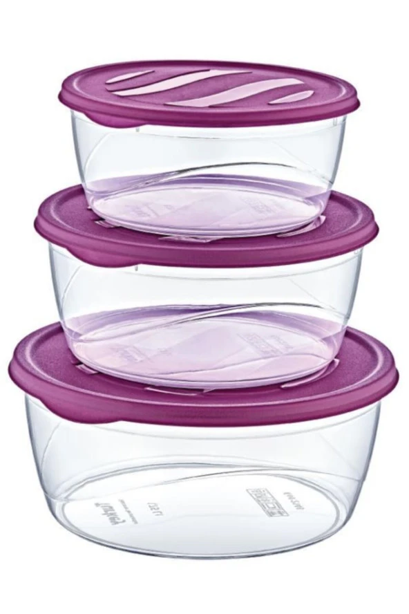 3 Lü Karizma Yuvarlak Set (3,70 Lt) ürün görseli 1