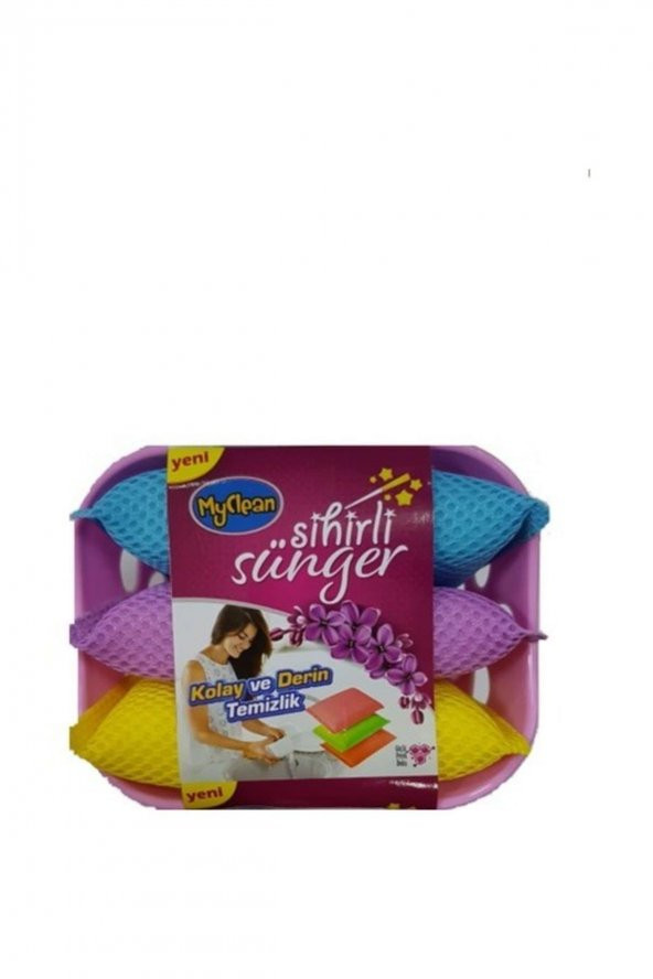 My Clean Sihirli Bulaşık Süngeri 3lü ürün görseli 1