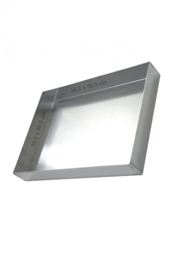 Emet3550 Artebella Alüminyum Ebru Teknesi 35,5x50,5 cm ürün görseli 1