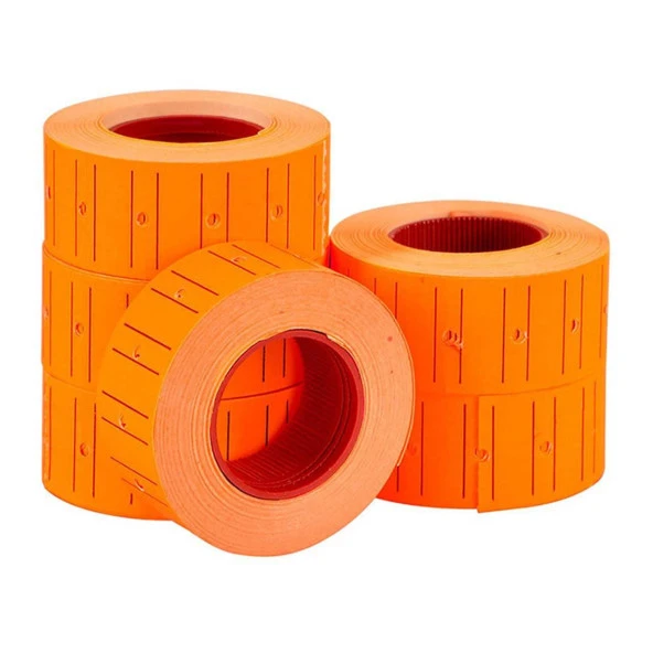 Ekstrafix 12 x 21 Fiyat Etiketi Florasn Turuncu Q (Fix-5703) (12 Rulo) ürün görseli 1