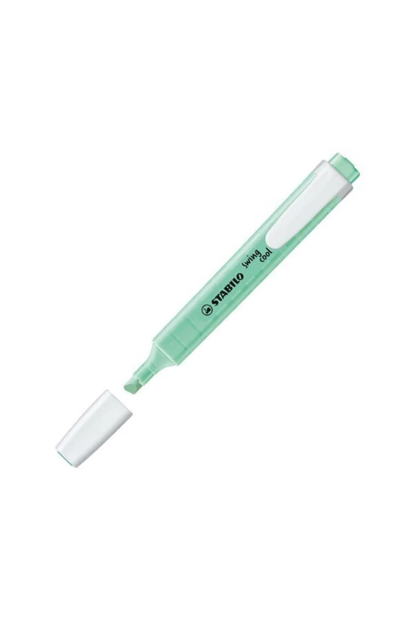 Stabilo Fosforlu Kalem Swing Cool Kalem Tipi Pastel Yeşil (10 Lu Paket) ürün görseli 1