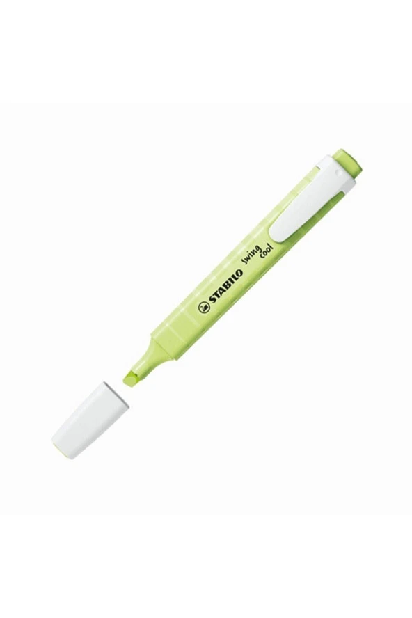 Stabilo Fosforlu Kalem Swing Cool Pastel Açık Yeşil (10 Lu Paket) ürün görseli 1