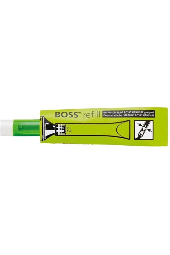 Stabilo Fosforlu Kalem Boss Yedeği Yeşil 070/33 (20 Li Paket) ürün görseli 1