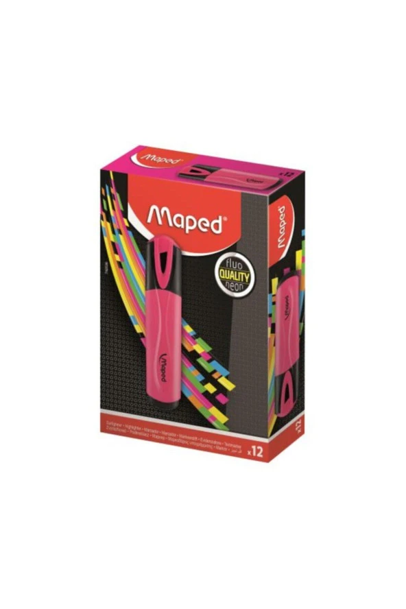 Maped Fosforlu Kalem Mono Pembe (12 Li Paket) ürün görseli 1