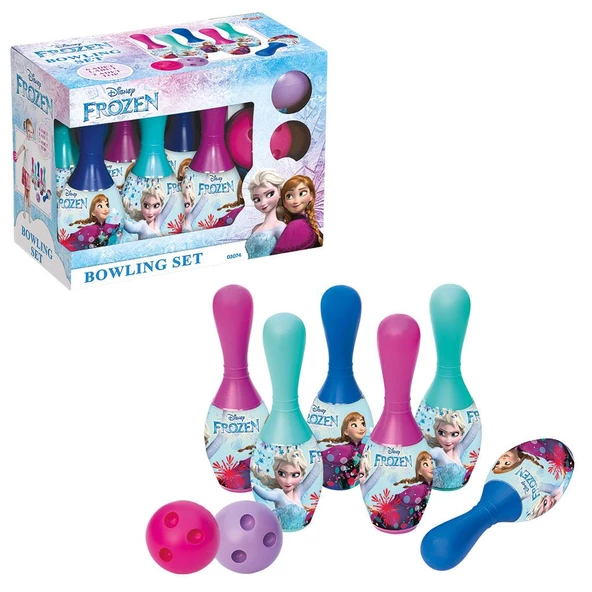 Orjinal Disney Frozen Lisanslı Büyük Boy Bowling Oyunu ürün görseli 1