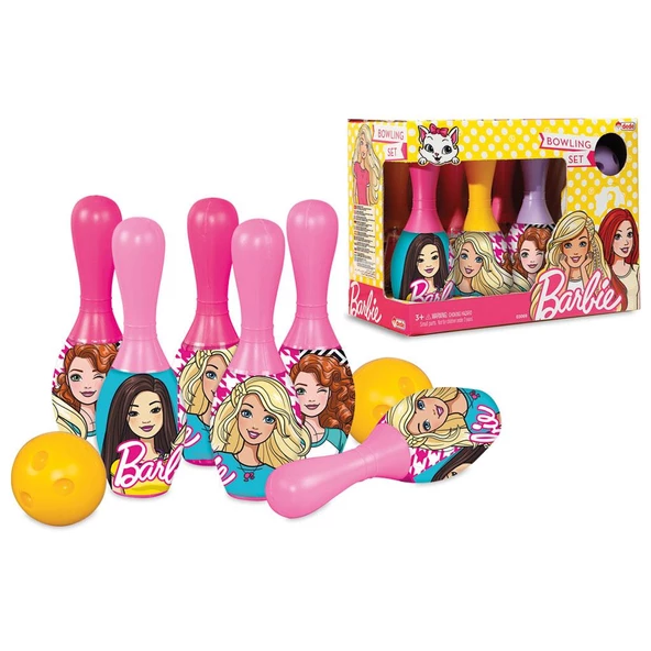 Orjinal Barbie Lisanslı Büyük Boy Bowling Oyunu ürün görseli 1