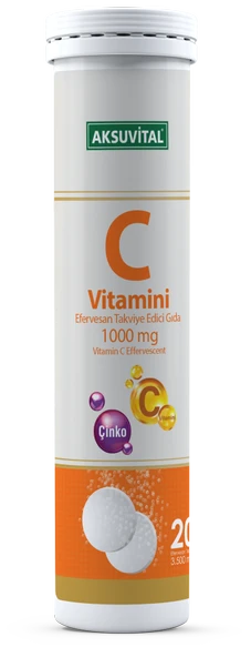 C Vitamini Efervesan 20 Tablet ürün görseli 1